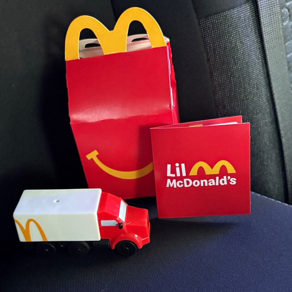 McDonald's Mc Littles Truck Red and White Toy Vehicle #16 new